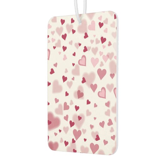  Pink Lovely Hearts Pattern  Luchtverfrisser (Links)