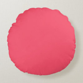 Pink, Lovely, Solid, Modern, Simple, Trendy Rond Kussen