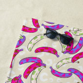 PINK LUSH BANANA BEACH TOWEL STRANDLAKEN (In situ)