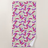 PINK LUSH BANANA BEACH TOWEL STRANDLAKEN (Voorkant)