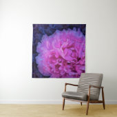 Pink Lush Peony Flower Wandkleed (In situ)