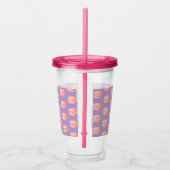 Pink Macaroons Acryl Drinkbeker (Rechts)