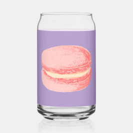 Pink Macaroons Blikvorm Glas