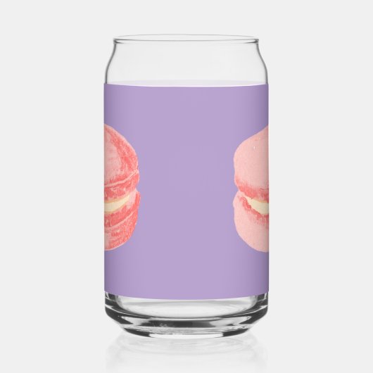 Pink Macaroons Blikvorm Glas (Links)