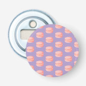 Pink Macaroons Button Flesopener (Voorkant)