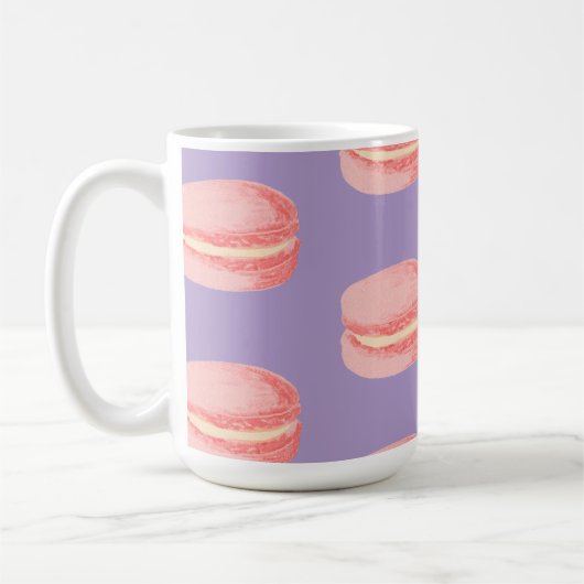 Pink Macaroons Koffiemok (Links)