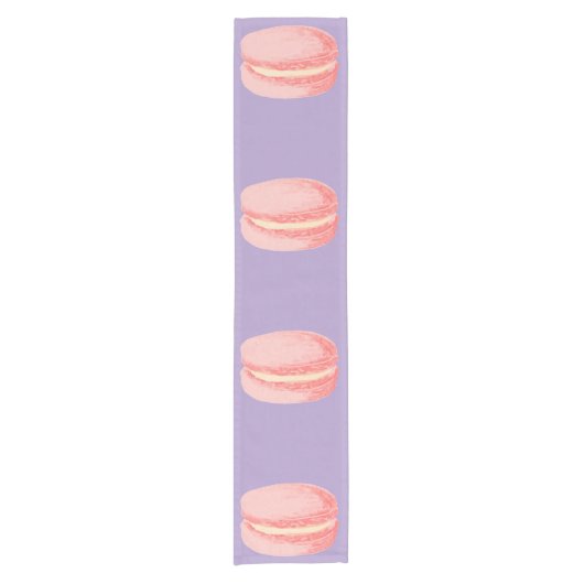 Pink Macaroons Korte Tafelloper (Voorkant)