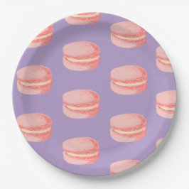 Pink Macaroons Papieren Bordje