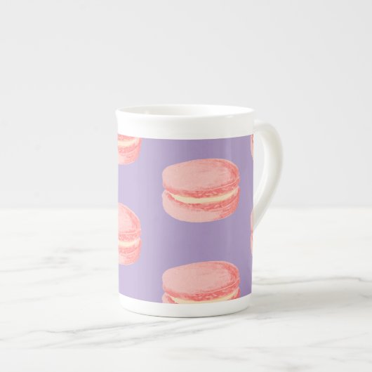 Pink Macaroons Porselein Kop (Voorkant rechts)