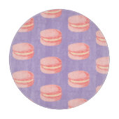 Pink Macaroons Snijplank (Voorkant)