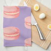 Pink Macaroons Theedoek (Quarter Fold)