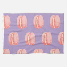 Pink Macaroons Theedoek