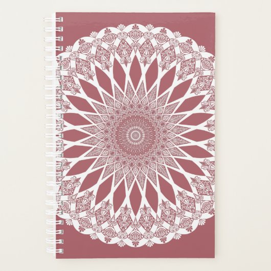 Pink Madder Tristyns Mandala Planner (Voorkant)