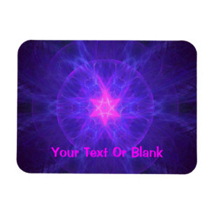 Pink Magen David Magneet