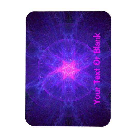 Pink Magen David Magneet (Verticaal)