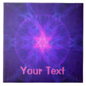 Pink Magen David Tegeltje (Voorkant)