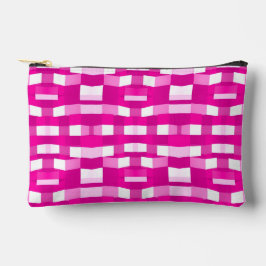 Pink Magenta Modern Geometric Block Art Etui