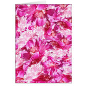 Pink & Magenta Peony Floral Pattern Blank (Voorkant)