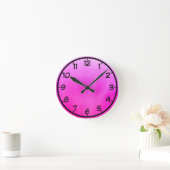 Pink magenta ronde klok (Huis)