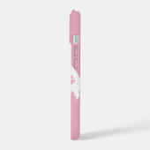 Pink Magic Christmas iPhone 15 Case (Linkerkant)