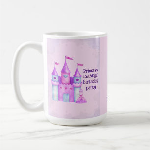 Pink Magical Fairytale Castle Princess Party Koffiemok