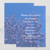 Pink Magnolia Blossoms Blue Sky Floral Kaart (Voorkant / Achterkant)