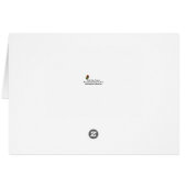 Pink Magnolia Flowers Blue Sky Note Card (Achterkant Horizontaal)