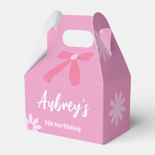 Pink Malibu Kom op Besties Verjaardag Dank u Bedankdoosjes (Achterkant)