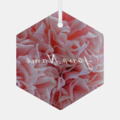 Pink Mallow Glas Ornament (Achterkant)