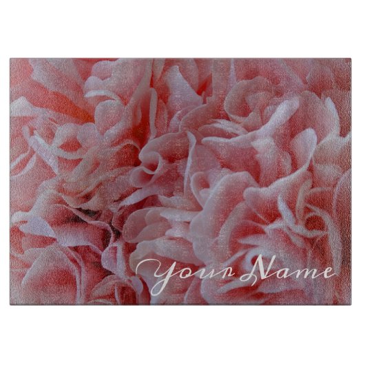 Pink Mallow Snijplank (Voorkant)