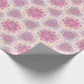 Pink Mandala Floral Cadeaupapier (Hoek)