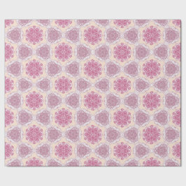 Pink Mandala Floral Cadeaupapier
