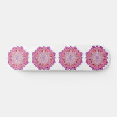 pink mandala persoonlijk skateboard (Horizontaal)