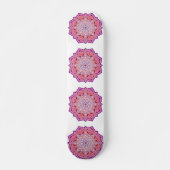 pink mandala persoonlijk skateboard (Voorkant)