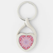 pink mandala sleutelhanger (Voorkant)