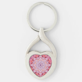 pink mandala sleutelhanger