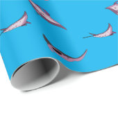 Pink Manta Rays Cadeaupapier (Rol Hoek)