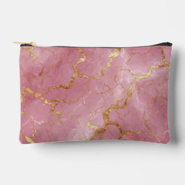 Pink Marble Background With Gold Veins Etui