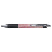 Pink Marble Background With Gold Veins Pen (Achterkant)