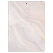Pink Marble Finish Clipboard Stylish and Durable Klembord (Achterkant)