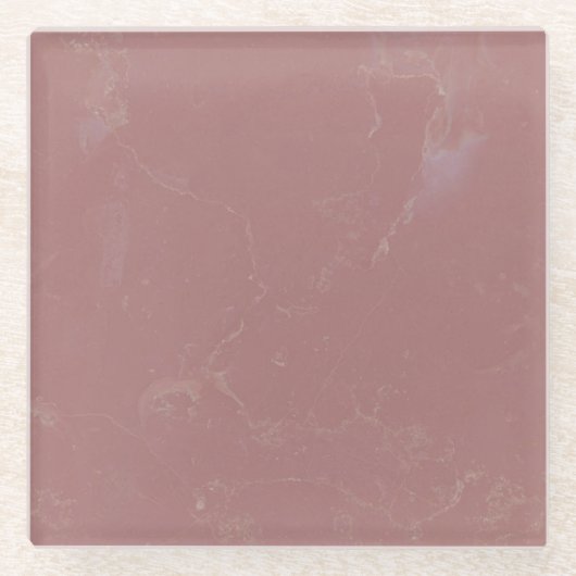Pink marble glazen onderzetter (Voorkant)