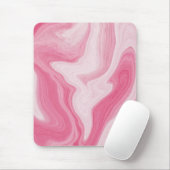 Pink Marble Swirl Pattern – Aesthetic Abstract Muismat (Met muis)