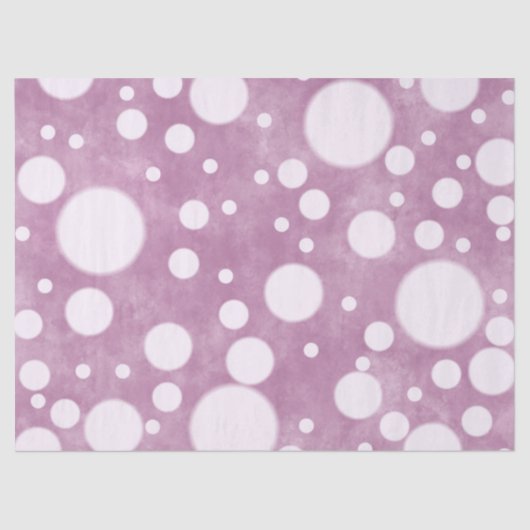 Pink Marble White Polka Dots Pattern Decoupage Tissuepapier (Voorkant)