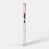 Pink Marble with Gold Veins – Elegant Design Samsung Galaxy Hoesje (Rechterkant)
