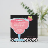 Pink Margarita Kaart (Staand voorkant)