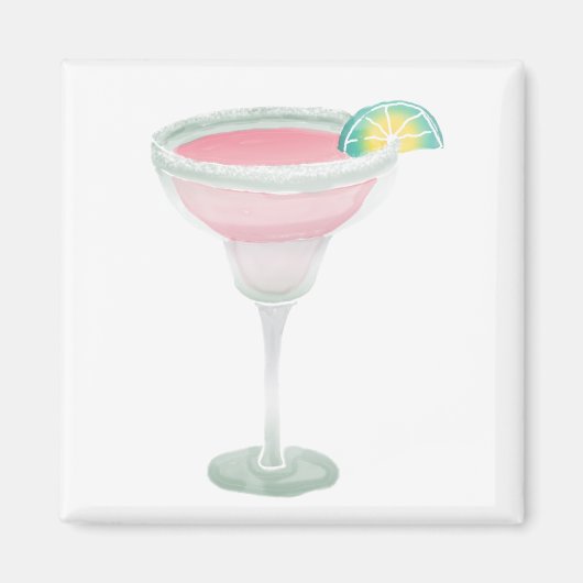 Pink Margarita Magneet (Voorkant)