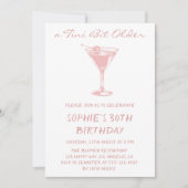 Pink Martini A Tini Bit Older 30th Birthday Kaart (Voorkant)