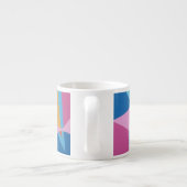 Pink Martini Abstract Espresso Mug Espresso Kop (Achterkant)