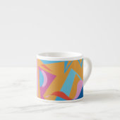 Pink Martini Abstract Espresso Mug Espresso Kop (Voorkant rechts)