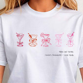 Pink Martini Bachelorette Beach Hoesje-up of slaap T-shirt